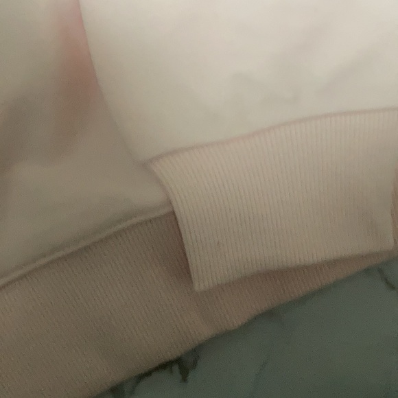 Parke Pink Mock Neck Sweatshirt Brown Varsity lettering size XXL - Picture 6 of 8